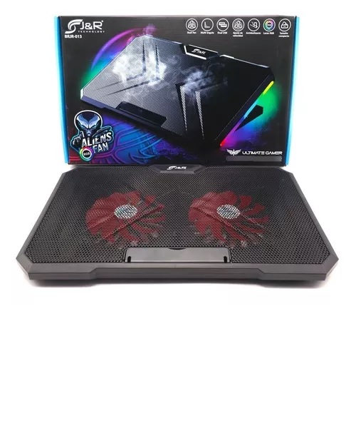 Base Gamer Refrigerante De Portátil 2 Ventiladores Rgb-013